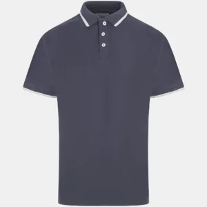 Men's Tipped Collar Polo Navy